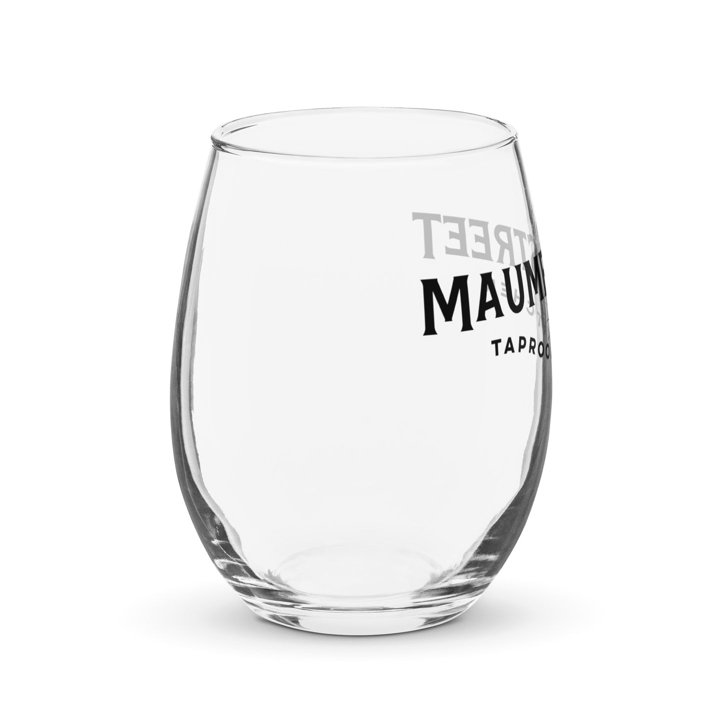 Stemless wine glass